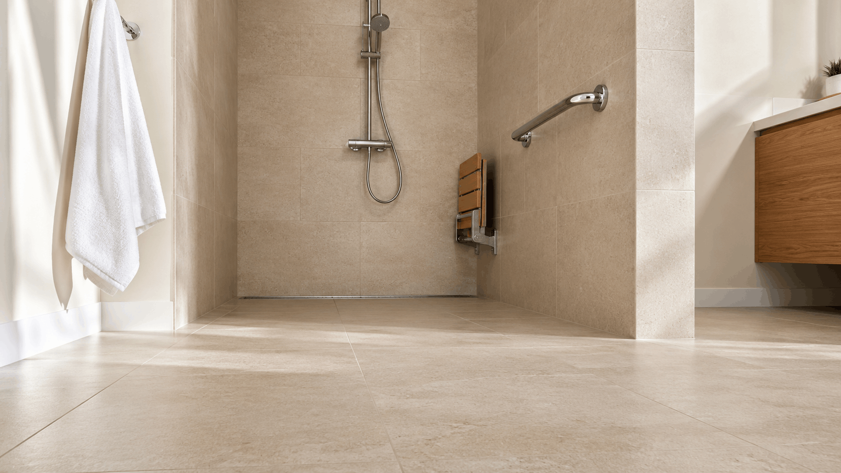Bodenebene Dusche