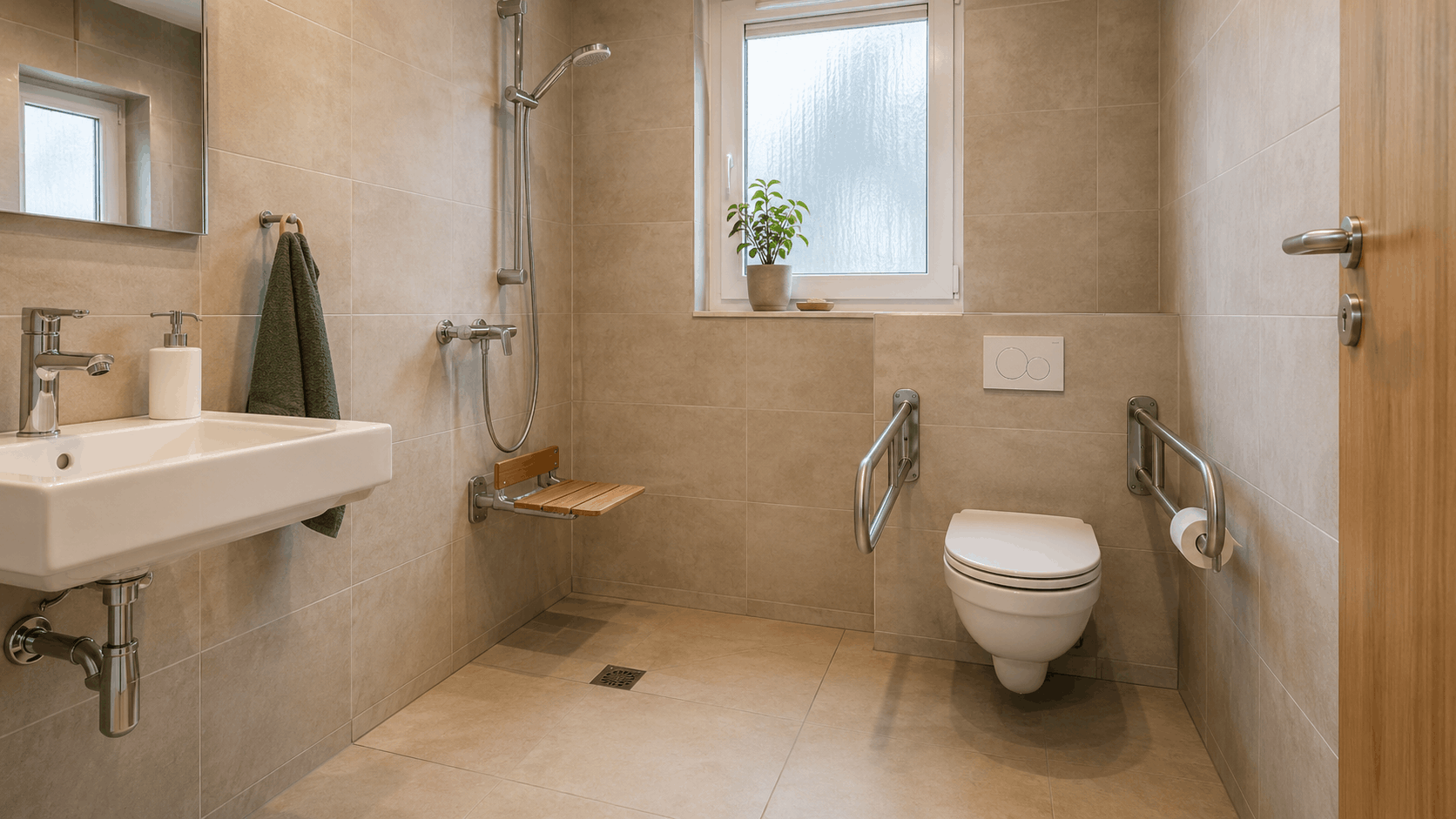 Dusche altersgerecht umbauen
